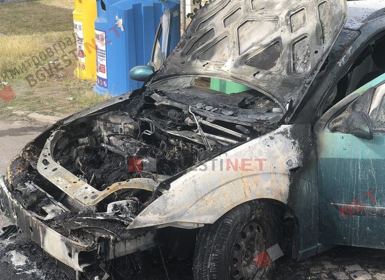 Автомобил горя в Димитровград