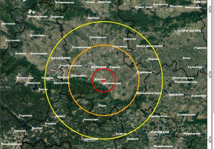 Ново земетресение край Асеновград, разлюля и Баните