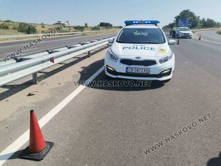 Пиян водач катастрофира на пътя Хасково-Димитровград