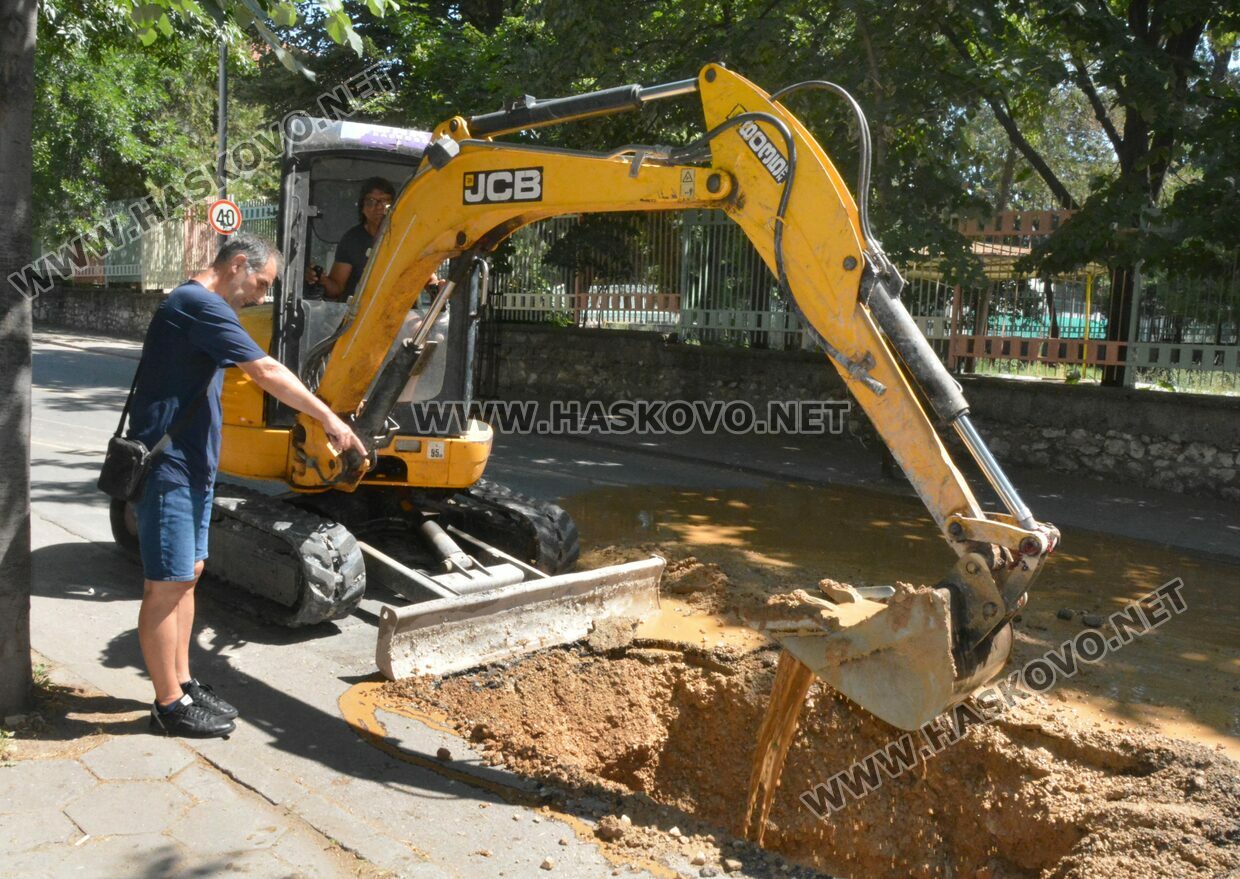 Части от Хасково остават без вода заради превключване на нов водопровод