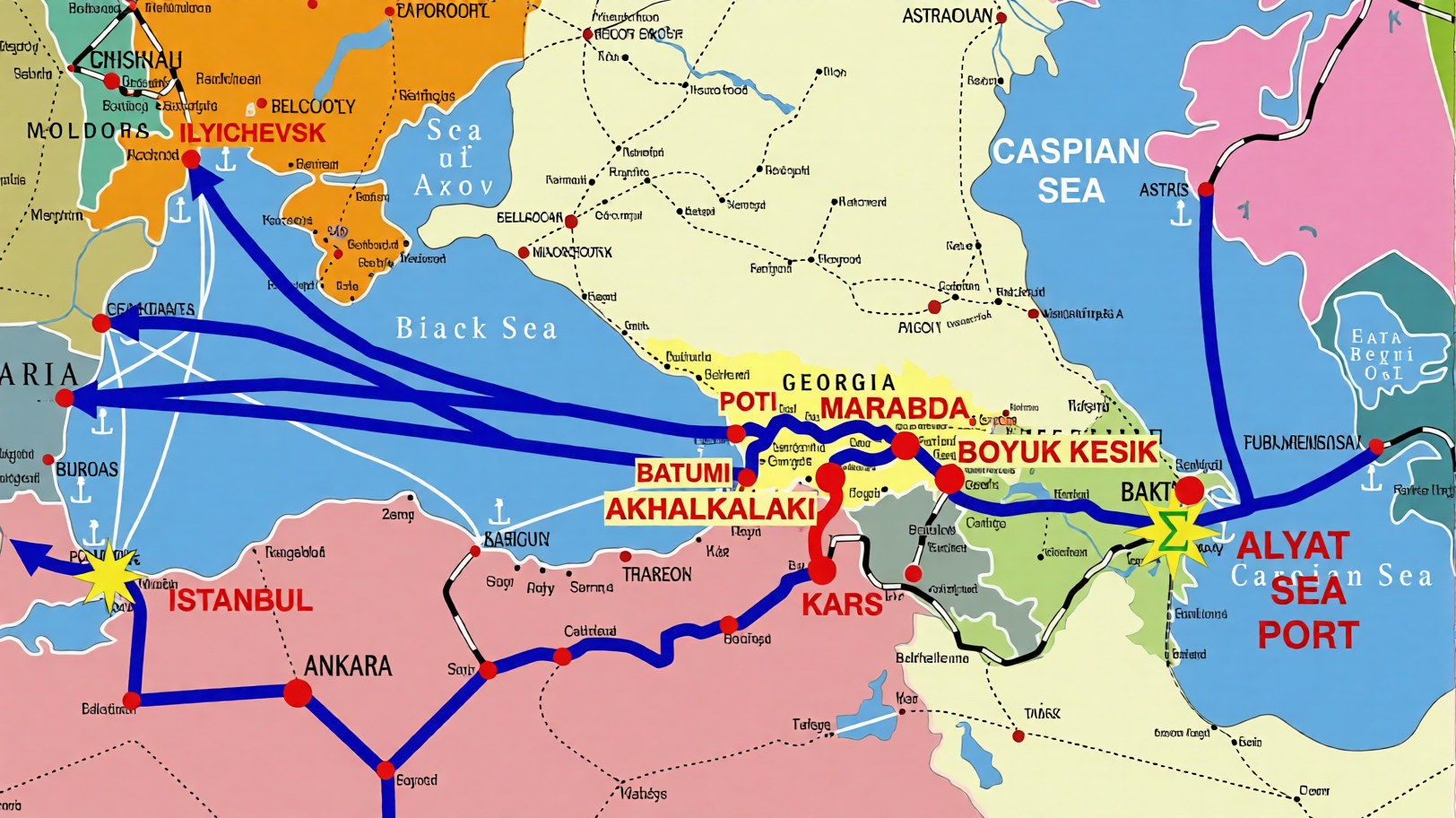 Пристанища, жп линии, логистика: Как България да се възползва от Средния коридор